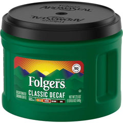 Folgers Classic Decaf Medium Roast Ground Coffee, 22.6 Ounces