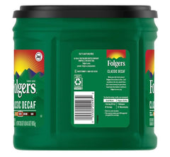 Folgers Ground Decaf Classic Medium Roast Coffee, Pack of 1, 33.9 Ounce, 1.8 pounds