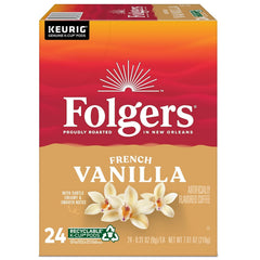Folgers Vanilla Biscotti Flavored Coffee, 96 Keurig K-Cup Pods