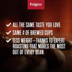 Folgers Simply Smooth Mild Roast Ground Coffee, 23 Ounces
