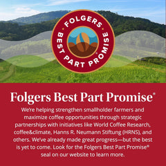 Folgers Classic Decaf Coffee, Keurig K-Cup Pods, 128 Count